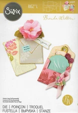 *Rare* Sizzix Brenda Walton Inserts and Envelopes, Mini Bigz L 660699