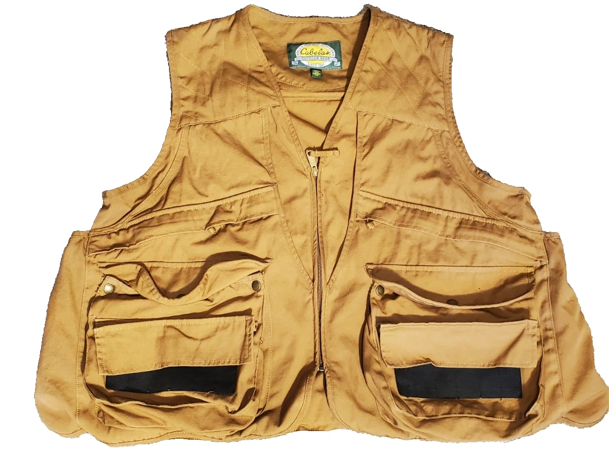Cabelas Outdoor Gear Tactical Vest Men's L Brown Hunting Fishing