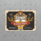 Vintage Lemp Brewery Metal Sign St Louis Beer Label Decor Man Cave #788667