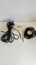 Lot of 2 Guitar Instrument Cables 19 ft 30 ft 1/4 TS Audio Cords