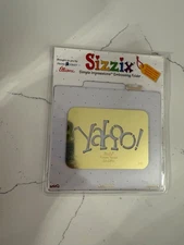 Sizzix Simple Impressions Brass Embossing Folder -- Phrase, Yahoo! 38-9674