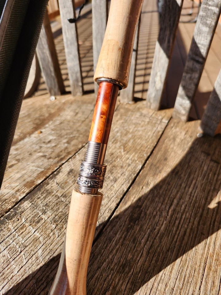 Switch Fly Rod 3 piezas 11 pies 3/4 peso con punta extra ¡Hermosa varilla! Nuevo, c/c Foto 4 de 4