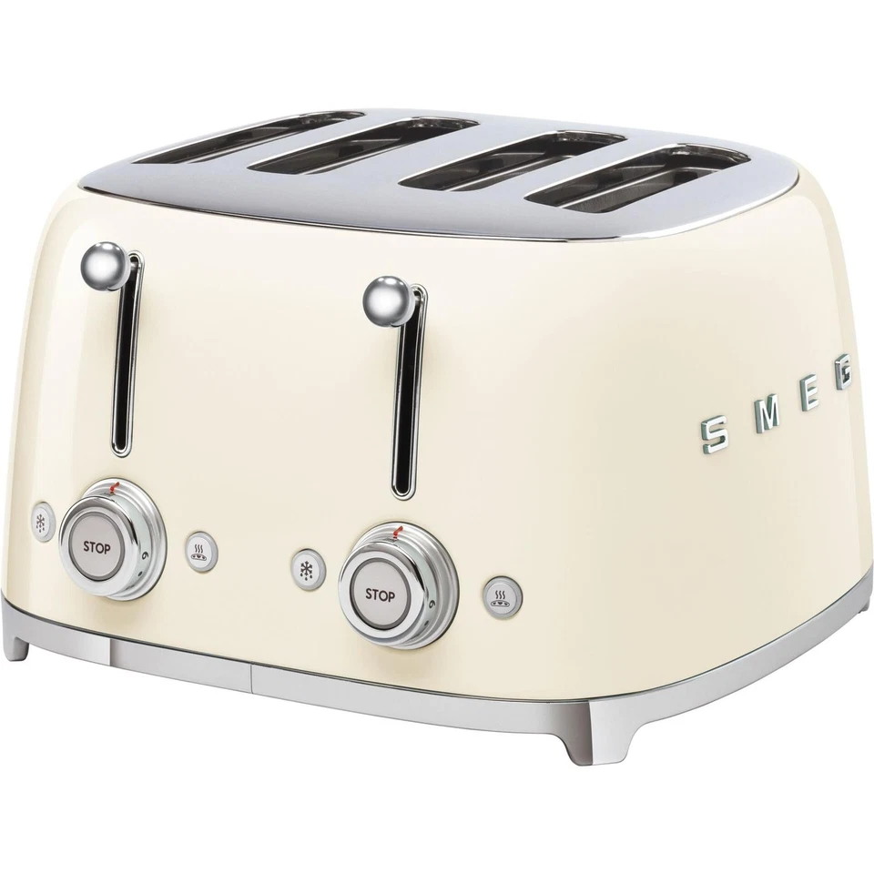 SMEG TSF03CREU 4-Schlitz-Toaster Creme Toaster