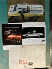 *READY to DISP:AY*1969  Mult pg review Pontiac Trans Am Firebird GTO GP car ad c