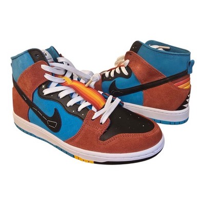 Nike SB Dunk High Decon QS Di orr Greenwood Turquoise Blue FQ1775-400 Men s 10 