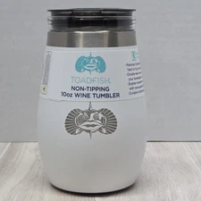 Toadfish Non-Tipping 10oz Wine Tumbler With Glass Insert