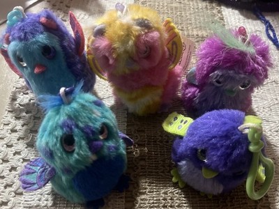 Hatchimals 3.5'' Plush Clip Ons Set Of 5 Key Ring Approx 4'' By 3''