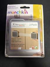 Munchkin Xtra Guard Dual Action Multi Use Latch Safety Accessories 2 Pack