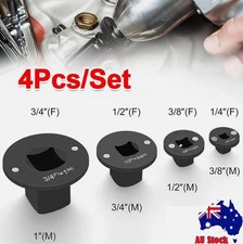 Low Profile For Impact Driver Socket Adapter 3/4 To 1inch 1/2 To 3/4 3/8 To 1/4