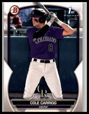 2023 Bowman Draft #BD-151 Cole Carrigg