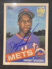 2002 Topps Archives DWIGHT GOODEN RC AUTO Rookie Reprint Autograph SP SSP
