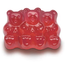  Albanese Fresh Strawberry Gummy Bears 5lb Bag-- FREE SHIPPING