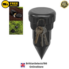 Outdoor Hider Key Holder Stake Hidden Key Storage Garden Security Box Waterproof