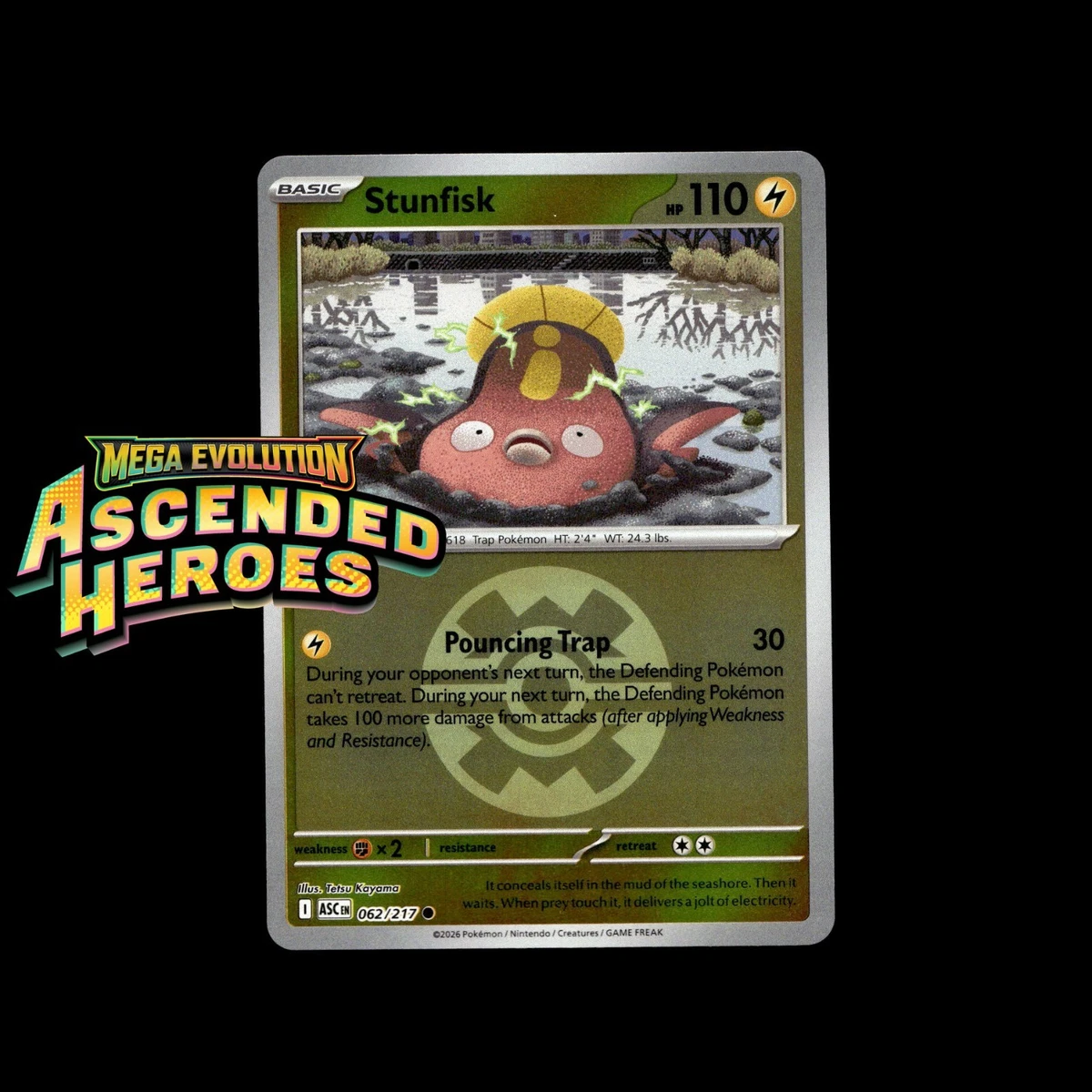 pokemon cards battle Pokemon TCG - Surging Sparks - #064/191 - Stunfisk main image 1