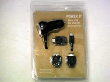 RadioShack Power It! Micro USB Car Charger with Tips