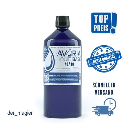5x Avoria Base 1L 1000ml 70/30 Top Qualität  ️ NEU *Blitzversand*