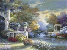 Needlework Crafts Full Embroidery Counted Cross Stitch Kits 14 ct Peaceful Song