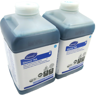 #ad 2x Diversey 100975197 GLANCE NA 2 Glass amp; Multi Surface Cleaner J Fill R3 2.5L $49.99