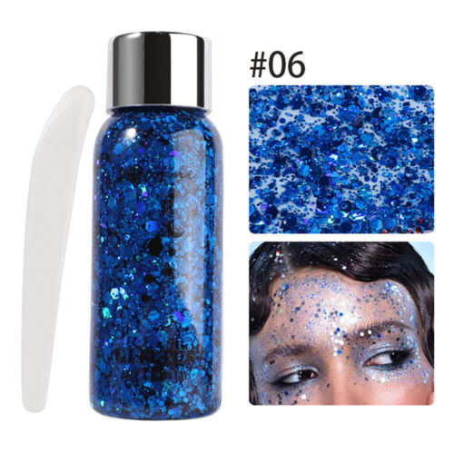Face Makeup Festival Beauty Highlighter Cream Glitter Body Gel Long Last ~ - Picture 21 of 33