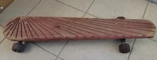 Vintage Sidewalk Surfboard Venture Skateboard Wood 27”x 5” Rare ZIPEES ? Rare 