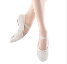 Bloch 205 White Full Sole Leather Ballet Shoe FREE SHIPPING 
