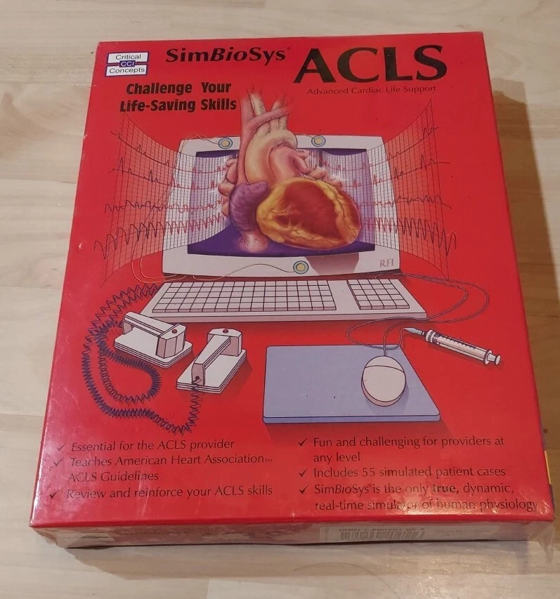 Symbiosys ACLS Simulation Software For Windows 95/98 Nursing Cardiac  - Image 2 of 4