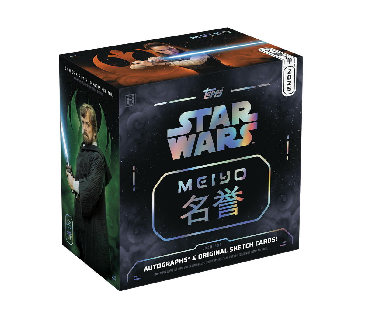 2025 TOPPS STAR WARS MEIYO HOBBY BOX (64 Cards) Brand New Factory