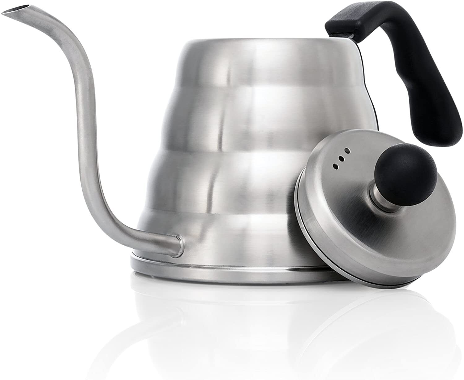 1.2L Stainless Steel Gooseneck Coffee Kettle Pour Over Pot Hot Water