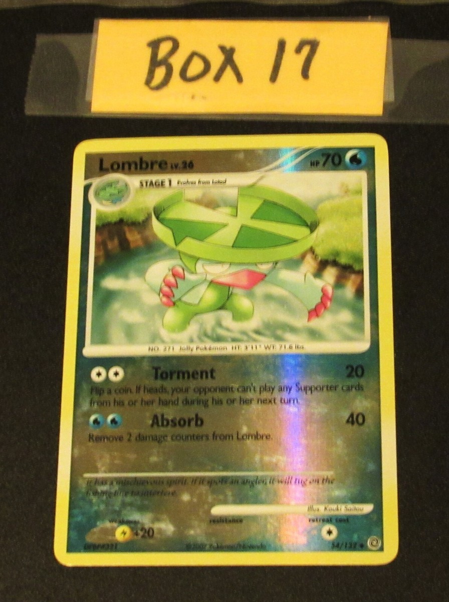 Lombre 54/132 - Uncommon - Reverse Holo- Secret WONDERS - POKEMON