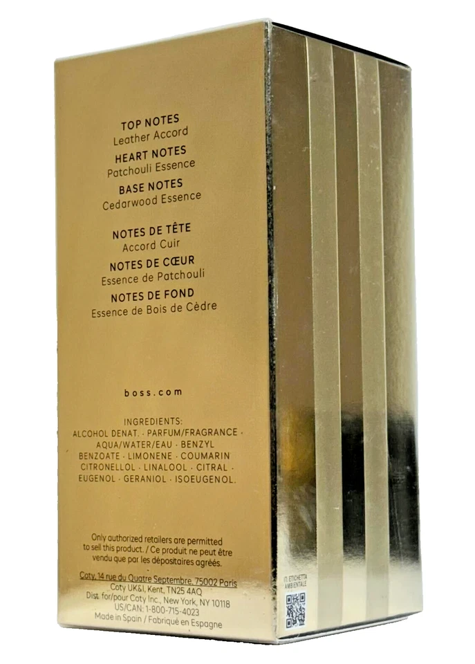 HUGO BOSS EMBOTELLADO ABSOLU PERFUME INTENSO 3,3 oz 100 ml spray para hombre Foto 3 de 4