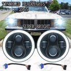 For Oldsmobile Omega 1974-1979 7 inch Round LED Headlight High/Low Sealed Beam