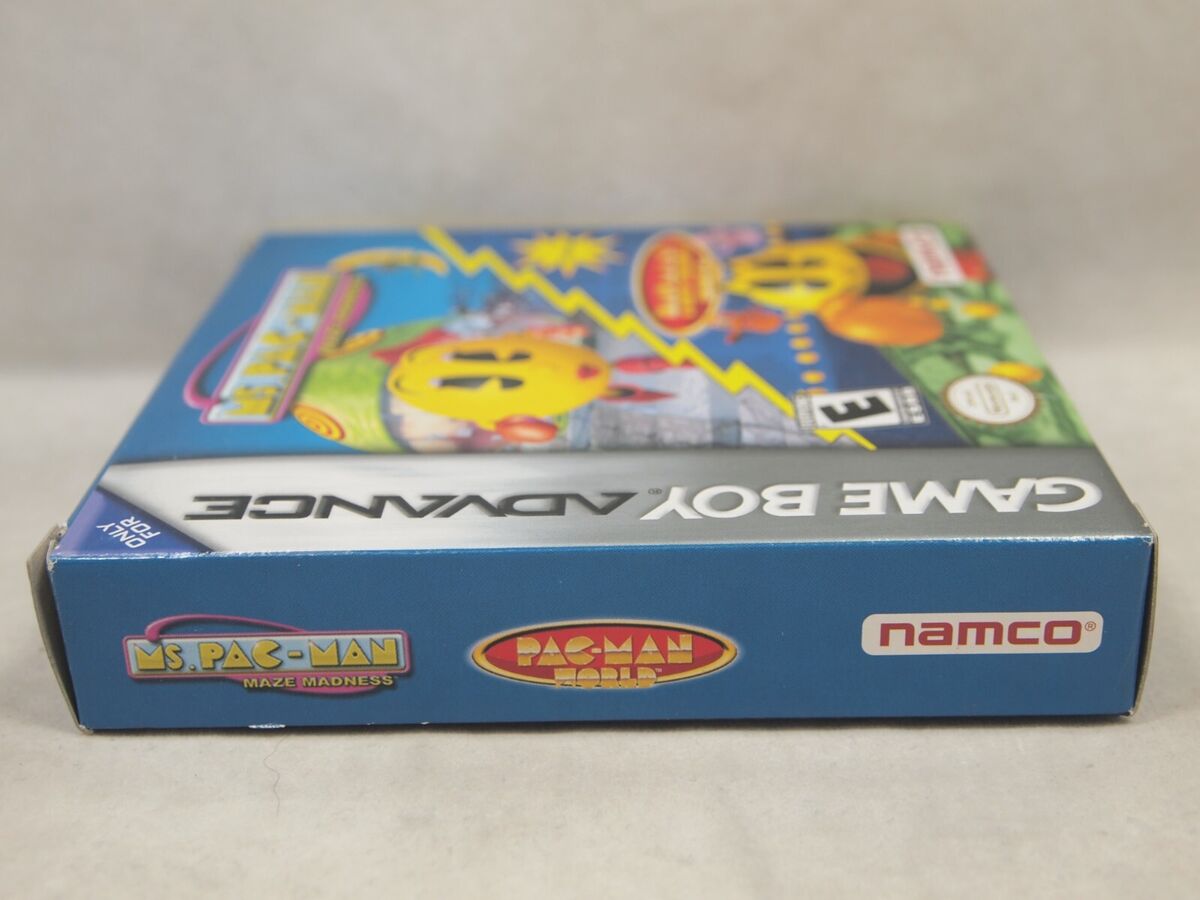 Ms Pac-Man Maze Madness / Pac-Man World Game Boy Advance Ms Pac-Man Maze Madness / Pac-Man World Game Boy Advance