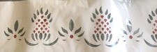 Gail Grisi 80  s Vintage Stencil Kit Pineapple  Flower 19.5  X 4  .