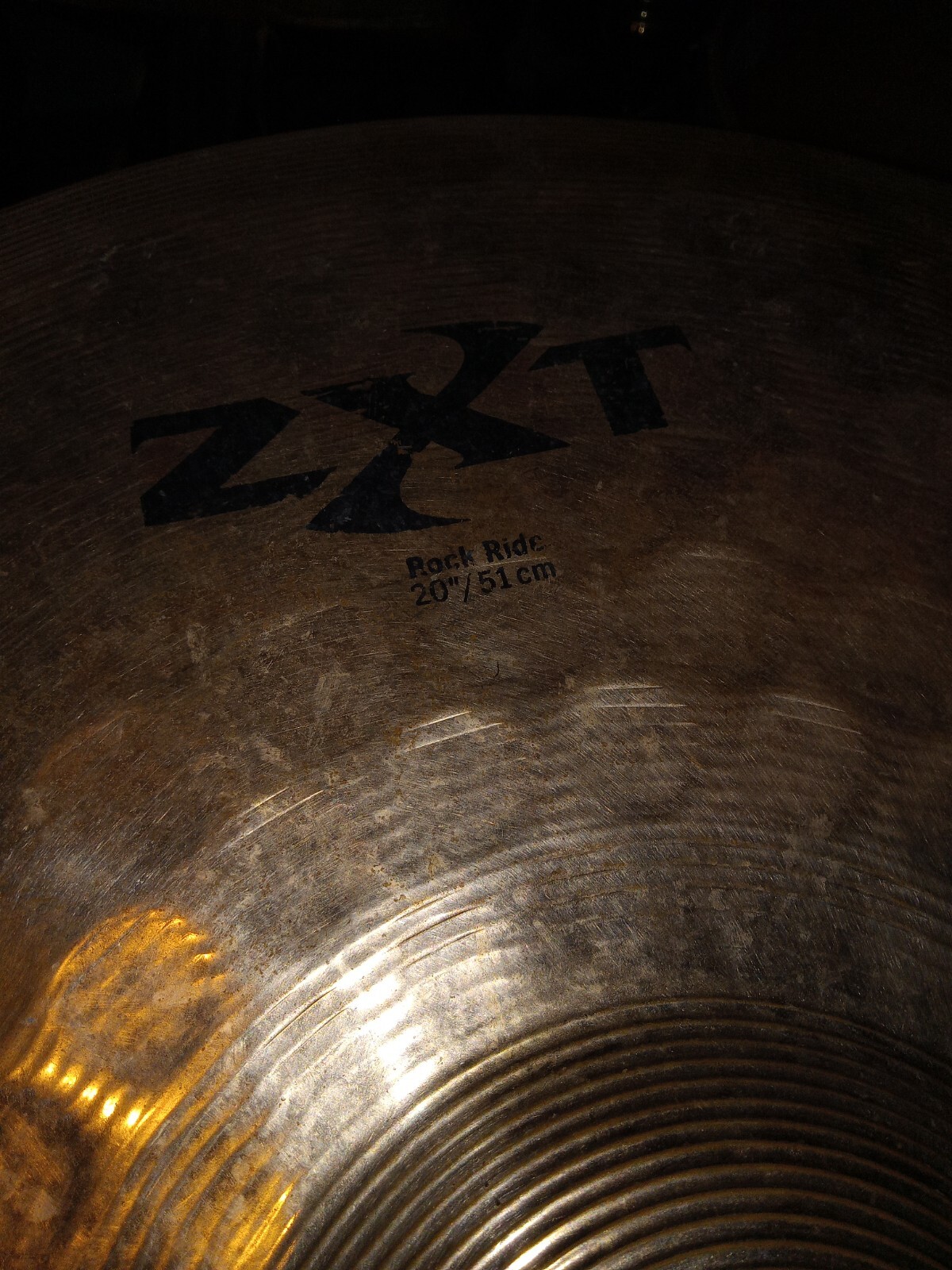 Zildjian zxt 20 ride edge dent