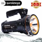 Linterna Portátil de Mano 6000 Lúmenes USB Recargable Super Brillante LED 35W