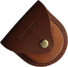 Brown Sheath Natural Genuine Leather Construction w/ Snap Closure MADE IN USA