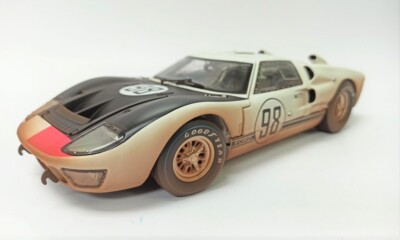 Ford GT40 '66 #98 Daytona 24 Hours After Race in 1:18 scale by