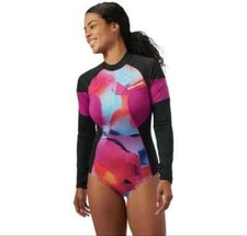 Sea-Doo Women's Sz M One Piece Rash Guard Swimsuit UV Surfing NWT