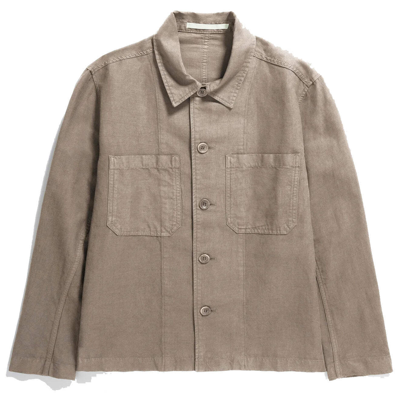 Norse Projects Tyge Cotton Linen Overshirt Clay