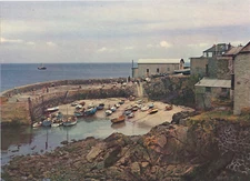 Coverack Cornwall Vintage Colour Picture Old Print 1962 TWC#56