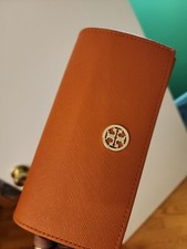 Tory Burch Large Orange Magnetic Sunglasses Eyeglasses Case