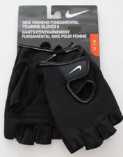 Nike Fundamental Training Gloves 2.0 Womens Medium Black/White