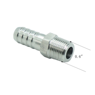 Fitting 1/2''Schlauch Barb x 3/8 NPT Male Adapter Edelstahl 304 Schlauch Barb 1pc
