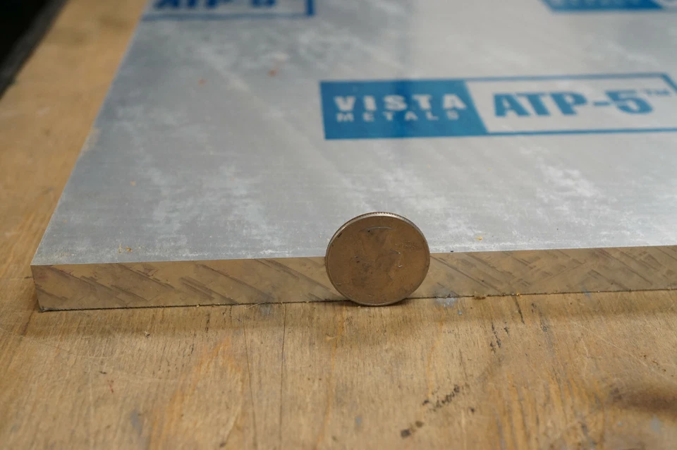 1/2" Thick 11 5/8" x 12 5/8" Precision Machined AA 5083 Aluminum Tooling Plate - Image 3 of 3