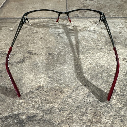 Brendel ESCHENBACH Germany 902058 50 Red Half Rim Eyeglasses Frames 52-17-135mm - Picture 9 of 13