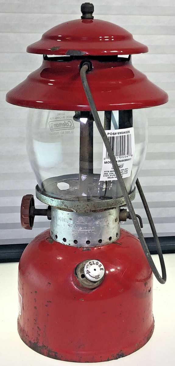 Coleman Model 200A Cherry Red Lantern Born 05/72 | eBay
