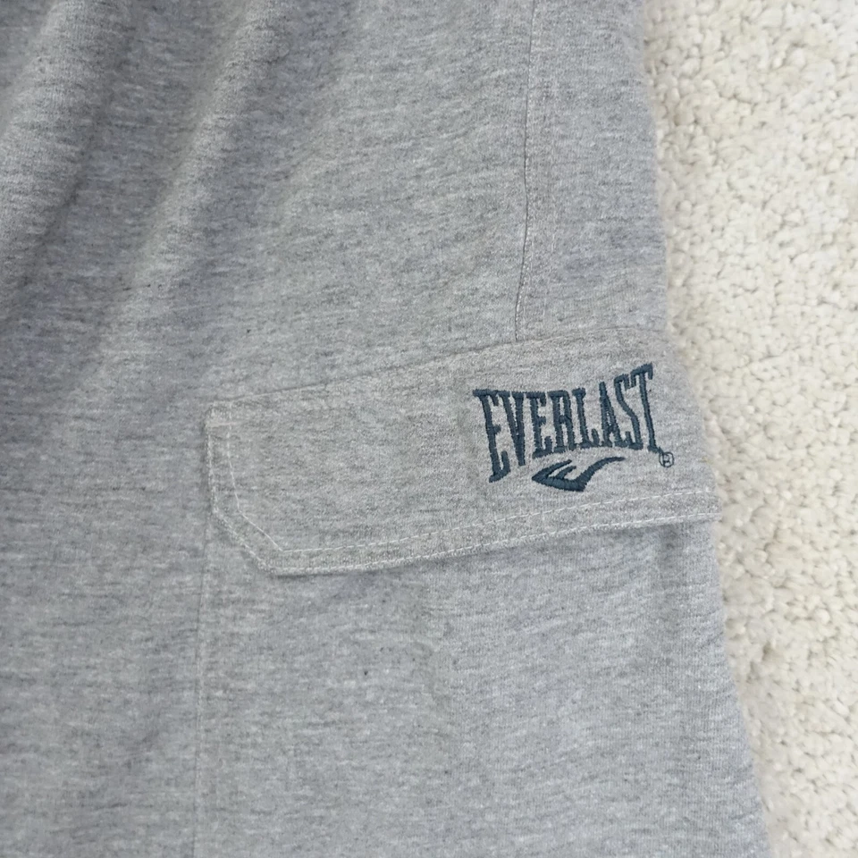 Bermuda cargo Everlast masculina média boxe vintage Y2K vintage grunge verão ao ar livre - Imagem 2 de 4
