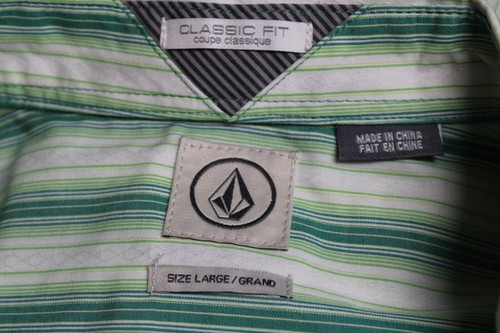 VOLCOM Weirdoh Mens Large L Button-up shirt Combine ship Discount - Picture 2 of 2