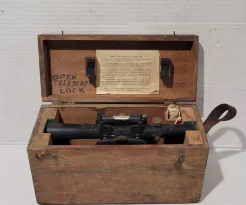 Berger Engineering Instruments Survey Level Boston, Mass Model #143 in Box