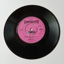 Humble Pie 'Natural Born Bugie' 7" Vinyl. Very Good Condition